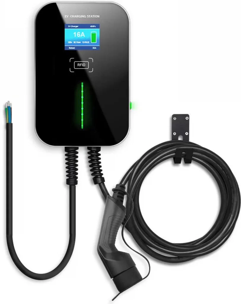 Borne de recharge Besen 3,7 – 22 kW – 32A phase 3 – câble de charge 6 M type  2 – RFID - Q.Ev. Solutions and distributions