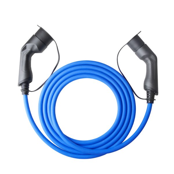 Laadkabel EV – 22 kW – 3 fase -  32A – type 2 naar type 2  – 5 meter