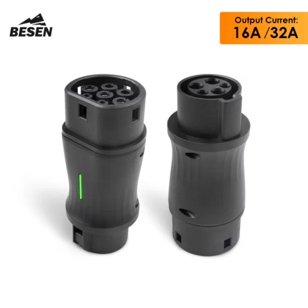 Besen adapter type1 naar type2 stekker - Afbeelding 3